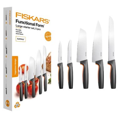 Набор кухонных ножей 5 предметов Fiskars