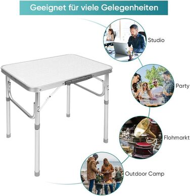 Складной стол для кемпинга с регулируемой высотой Ejoyous