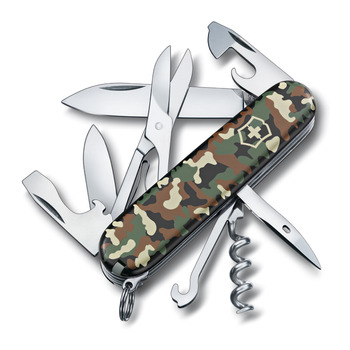 Нож швейцарский 14 функций, 91 мм, камуфляж Victorinox Climber