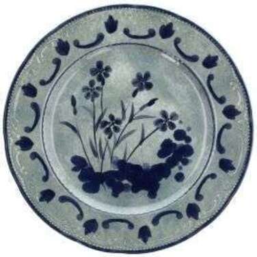 Тарілка мілка Tognana Vecchio Vienna 28 см gray flowers VW000288623