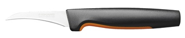 Кухонний ніж для овочів вигнутий Fiskars Functional Form, 6.8см, нержавіюча сталь, пластик, чорний