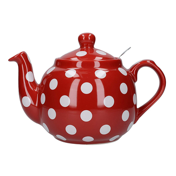 Чайник заварочный London Pottery FARMHOUSE, керамика, красный, 1200 мл