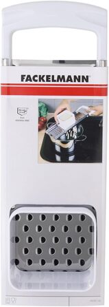 Терка для шпетцле Fackelmann ARCADALINA, професійна класична терка для шпетцле, виготовлена з нержавіючої сталі, для шпетцле (колір білий/срібний), кількість , 32x17 см (довжина)