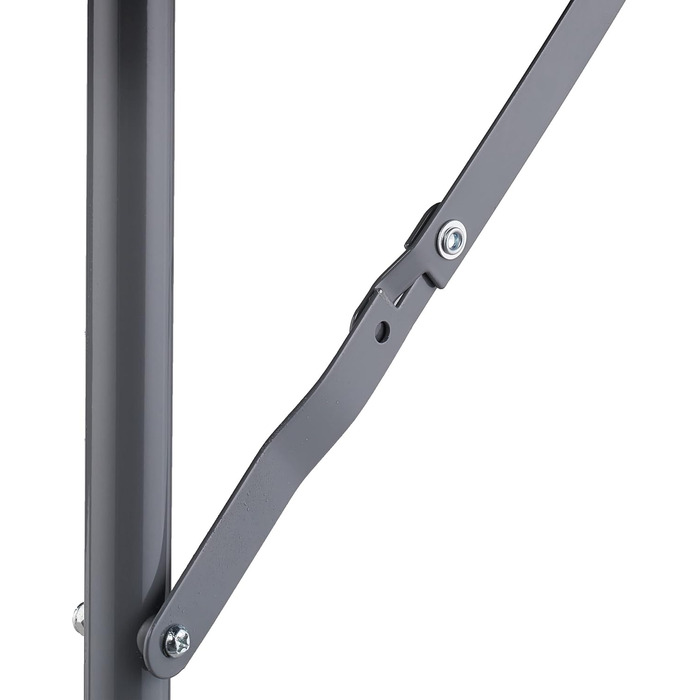 Раскладной стол для кемпинга 118 х 60 х 74 см серый Relaxdays