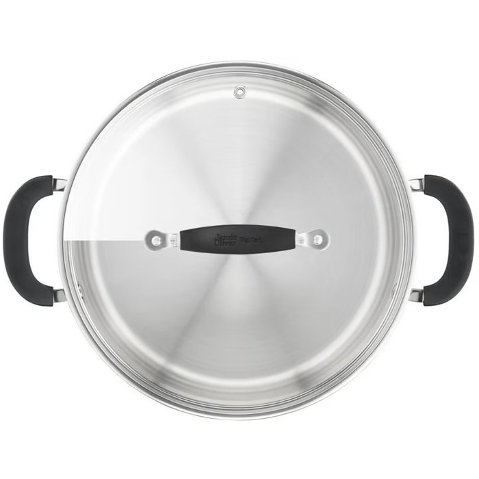 Tefal Каструля Jamie Oliver Home Cook, 8.4 л, з кришкою, нержавіюча сталь, силікон