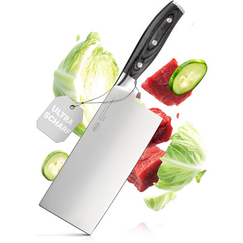 Китайський кухарський ніж 18 см Wolfgrey Rosle