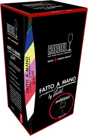 Келих для червоного вина Піно Нуар 830 мл, чорна основа Performance Fatto a Mano Riedel