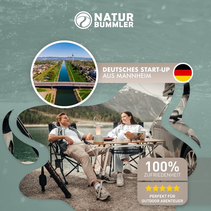 Складной кемпинговый стол с сумкой для транспортировки NATURBUMMLER