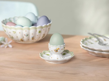 Набор из 6 подставок для яиц и 6 блюдец Easter Delight Villeroy & Boch