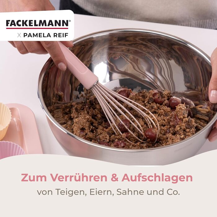 Силиконовый венчик 26 см, пастельно-розовый Pamela Reif Fackelmann