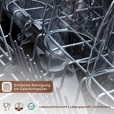 Набор стаканов для латте с двойными стенками 6 шт 450 мл LAPRESO