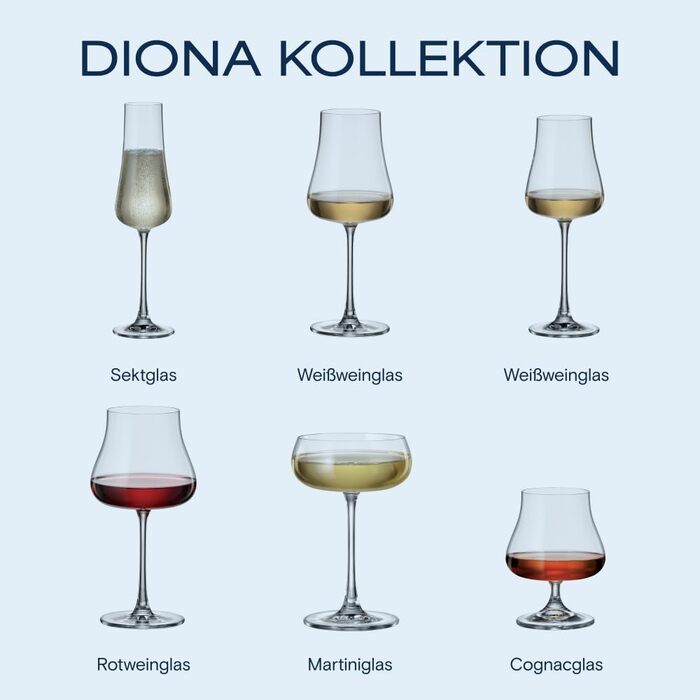 Набір коньячних келихів 6 шт 575 мл BOHEMIA CZECH REPUBLIC