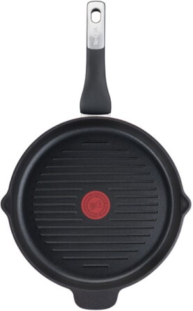 Tefal Сковорода гриль Unlimited, 26см, алюминий, черный