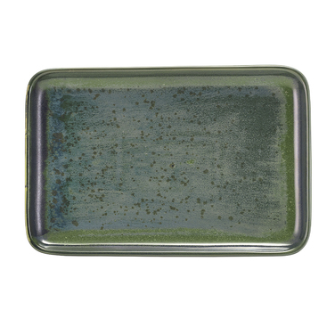Страва прямокутна 30*20 см зелена Terra Porcelain Aqua Green GenWare
