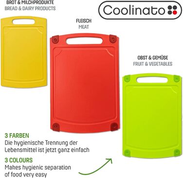 Набір обробних дощок 3 шт Coolinato