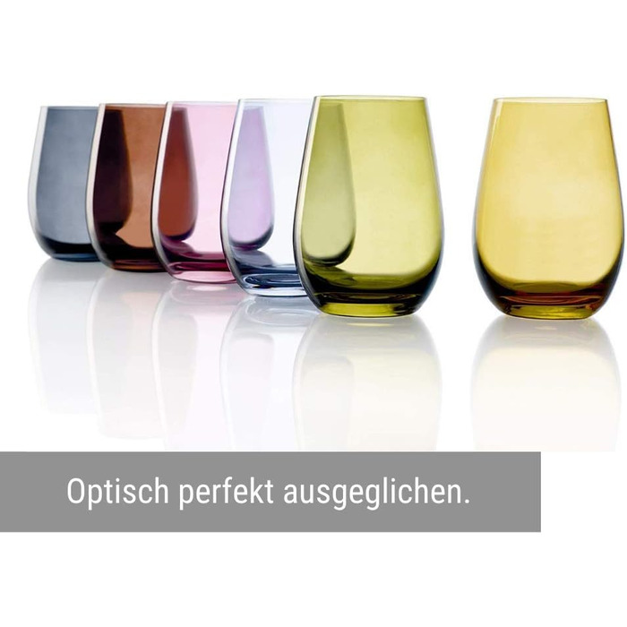 Стакы для воды 465 мл, набор из 6 стаканов, Elements Stölzle Lausitz