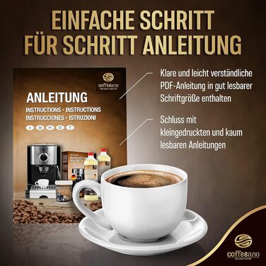 Засіб для чищення системи подачі молока 2 х 750 мл Coffeeano