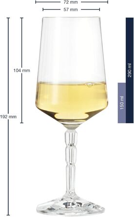 Набор бокалов для белого вина 6 шт 290 мл LEONARDO HOME