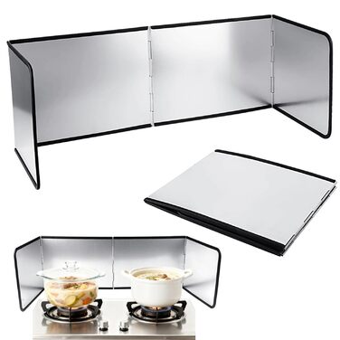 Компактний складний захист від бризок жиру 76,4 × 29,5 × 29,5 см DBAATTZ