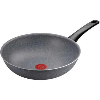 Сковорода ВОК Tefal Hard Stone,28см, алюміній, бакеліт, сірий