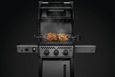 Газовий гриль Freestyle 365 з бічним пальником Sizzle Zone та дверкою, графітовий F365DSIBPGT-RU Код: 010720