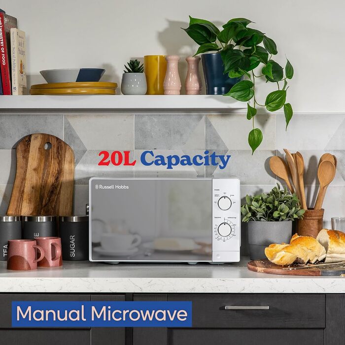 Микроволновая печь 20 л, 800 Вт белый RHM2027 Russell Hobbs