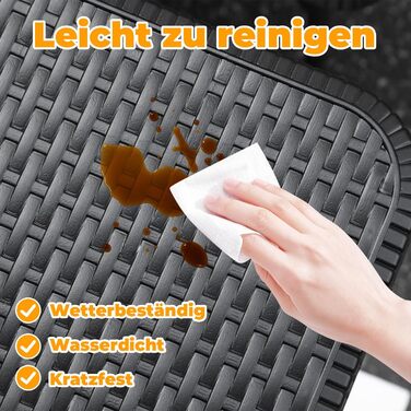 Складной набор для отдыха включая стол и 2 скамейки под ротанг Hebitod.