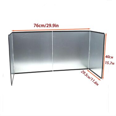 Кухонний фартух з нержавіючої сталі 76 х 29,5 х 40 см Dioeazh