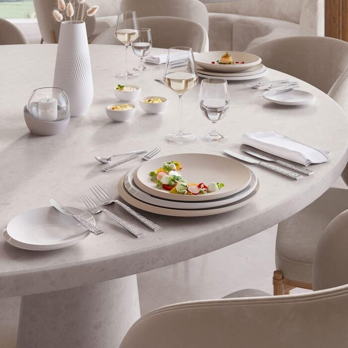 Обеденная тарелка 27 см бежевая Newmoon Beige Villeroy & Boch