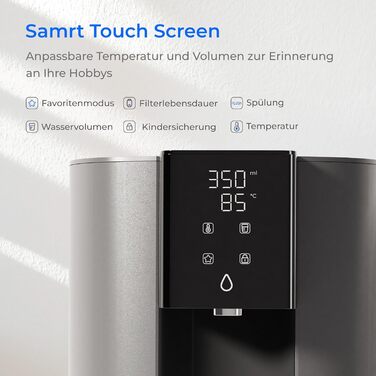 Настільна система зворотного осмосу CoreRO з функцією миттєвого нагрівання води WD-C1H Waterdrop