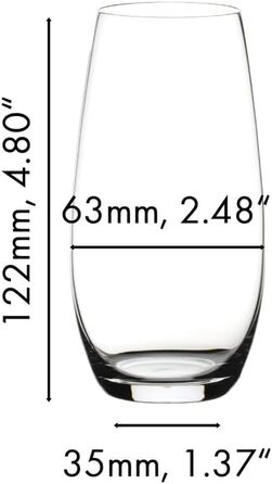 Набір з 2 келихів без ніжки для шампанського 264 мл, O Wine Tumbler Riedel