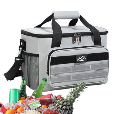 Термосумка для кемпінгу сіра Generisch