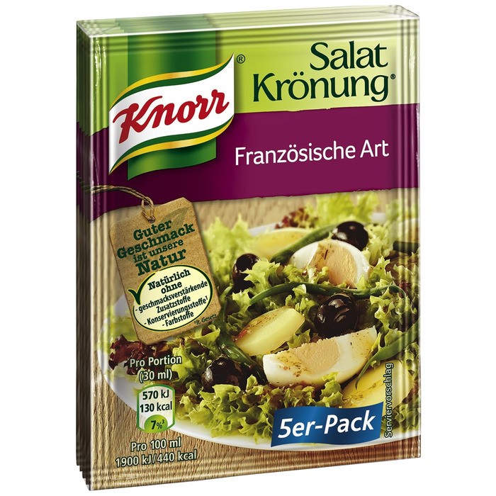 Заправка для салату Knorr у французькому стилі (5 шт. по 5 шт.)