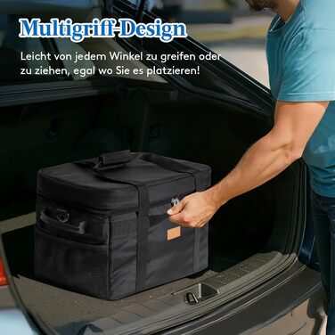 Термосумка 30 л чорна Lifewit