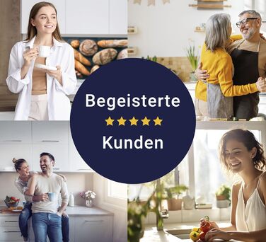 Кухонный фартук со стеклянным видом 280 х 58 см timalo