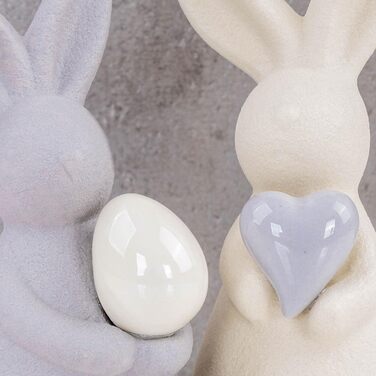 Декоративна фігурка кролика 2 шт levandeo