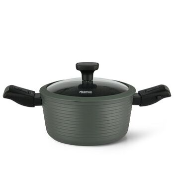 Каструля Fissman BRILLIANT 20x10см / 2,6л зі знімними ручками (14381)