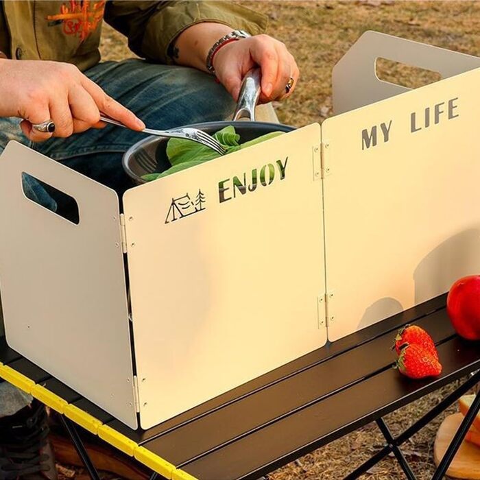 Вітрозахист для газової плити зелений ZYWUOY