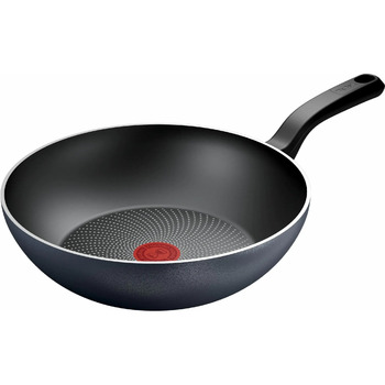 Tefal Сковорода ВОК So' Light, 28см, алюміній, бакеліт, чорний