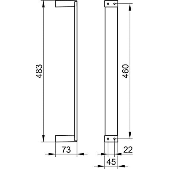 Полотенцесушитель металлический, глянцевый хромированный, однорычажный, вертикальный, высота 49,3 см, для ванной комнаты и гостевого туалета, настенный, Edition 11
