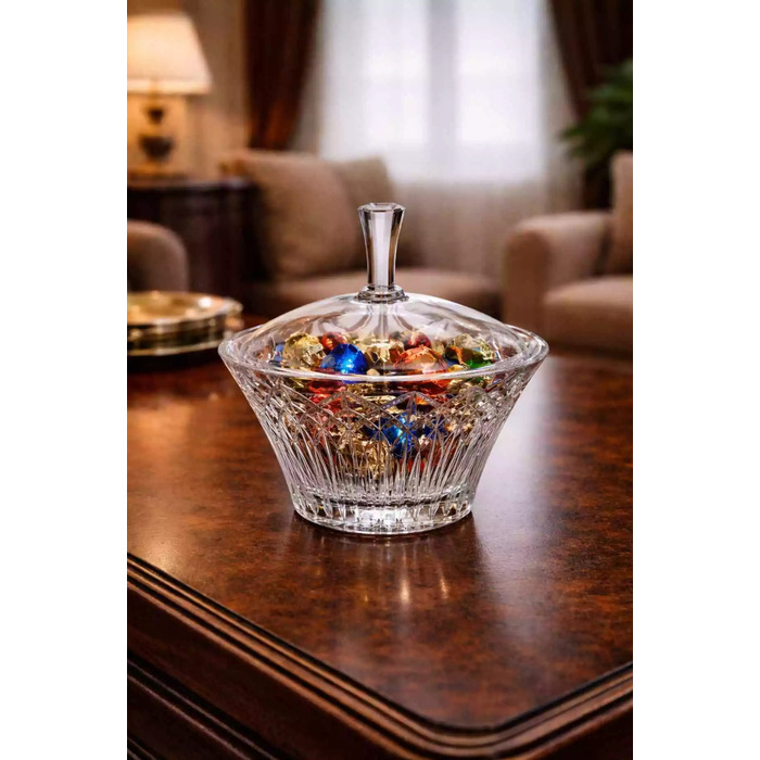 Цукерниця 19 см з кришкою Lenas 9885 BOHEMIA