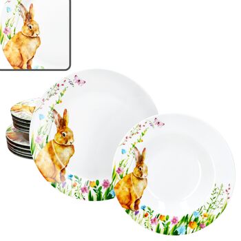 Набір посуду з 12 предметів на 6 осіб до Великодня MamboCat