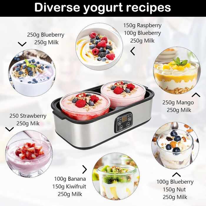 Йогуртница на 2 банки по 1 л TECKZOON