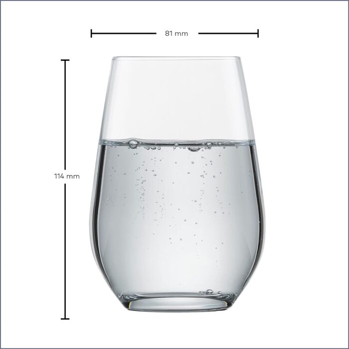 Стакан для воды/сока 385 мл, набор 6 предметов, Vina Schott Zwiesel