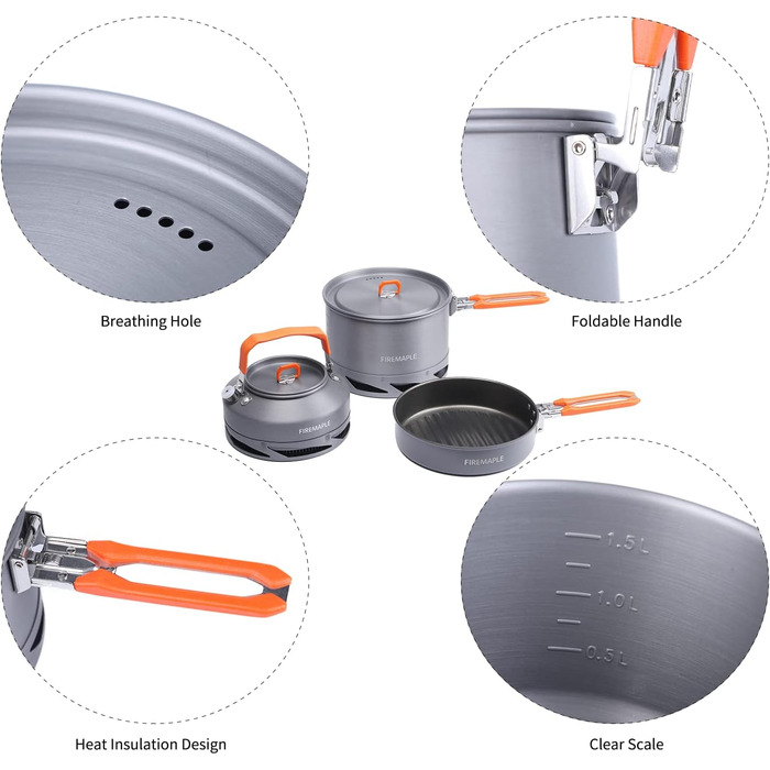 Набір туристичного посуду 3 предмета Fire-Maple