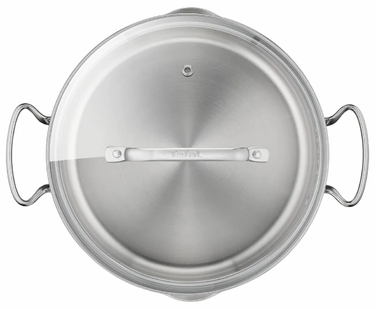 Tefal Каструля DUETTO+, 5л, з кришкою, нержавюча сталь, скло