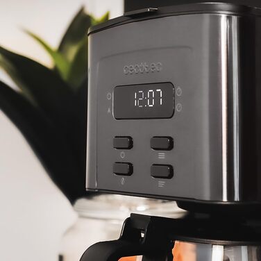 Кофеварка капельная 800 Вт, 1,3 л черная Coffee 56 Time Cecotec