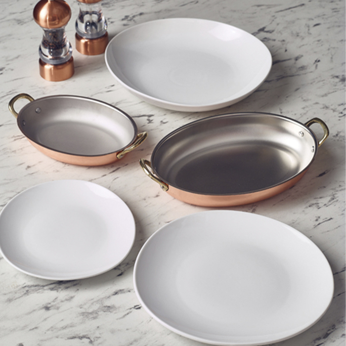 Тарелка 24.5 см, Incise Porcelain Soma, GenWare