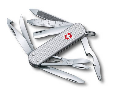 Нож швейцарский 15 функций, 58 мм, Victorinox Minichamp Alox