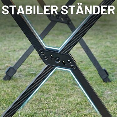 Складной кемпинговый стол 108x71 см черный TIMBER RIDGE